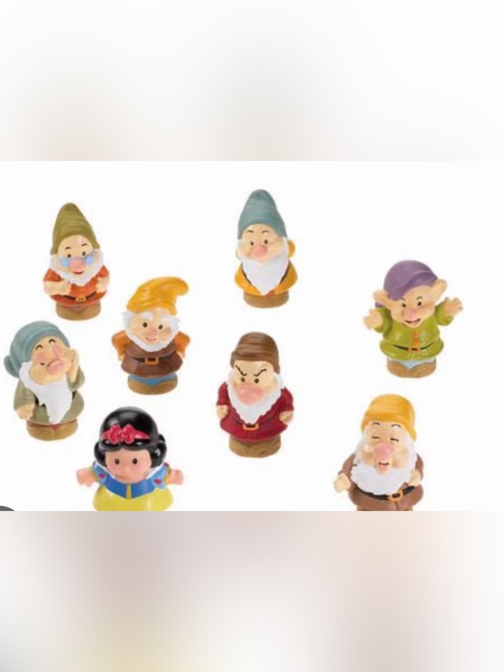 DISNEY - SNOW WHITE AND THE SEVEN DWARFS LITTLE PEOPLE AND COTTAGE - Picture 2 of 3